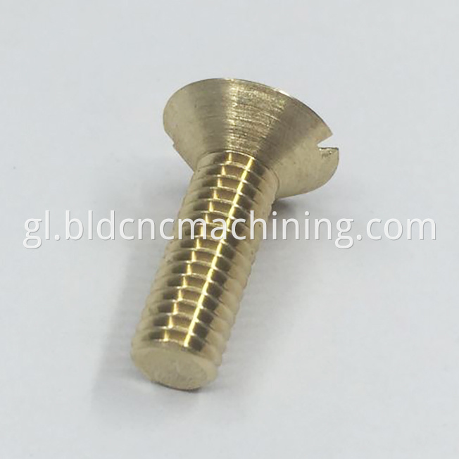 brass component machining
